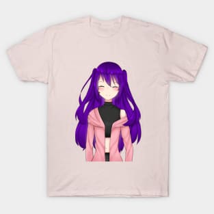 purple haired little girl T-Shirt